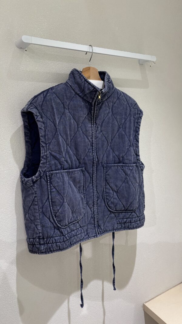 BLUE BODYWARMER ONE SIZE