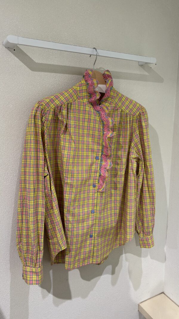 SUNNY CHECK BLOUSE M/L
