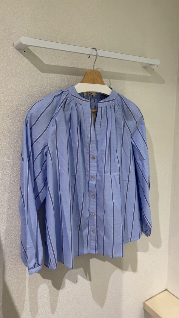 BLUE STRIPES BLOUSE / SMALL