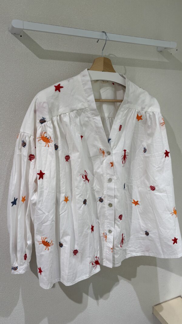 OCEAN BLOUSE / ONE SIZE