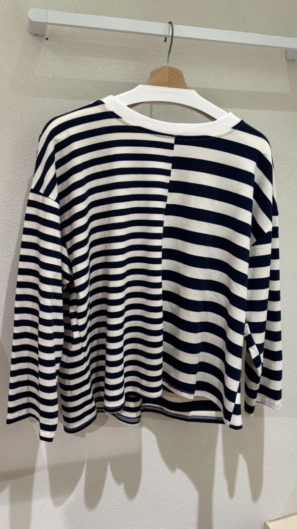 NAVY/WHITE LONGSLEEVE ONE SIZE