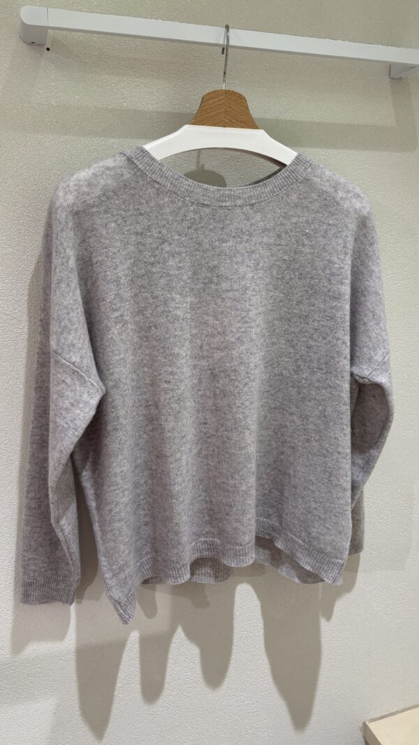 SOFT KNIT TOP GREY / ONE SIZE