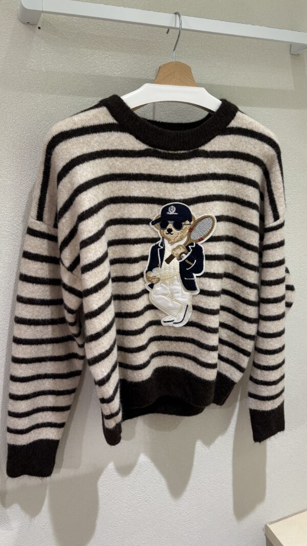 BEAR KNIT STRIPED / ONE SIZE
