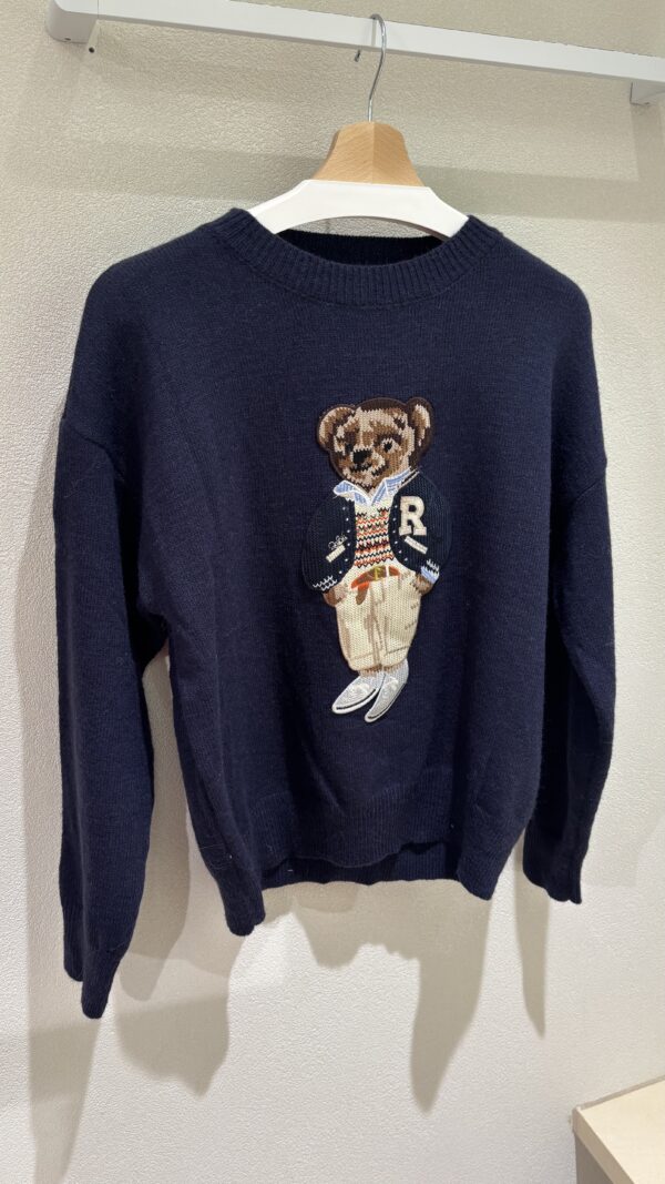 BEAR KNIT NAVY / ONE SIZE