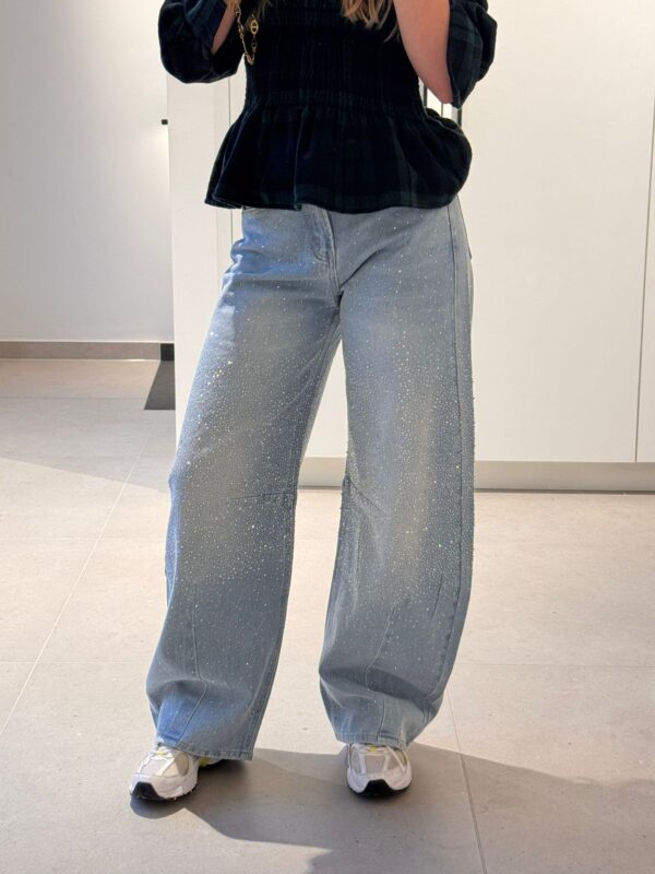 BARREL GLITTER JEANS MAAT 42