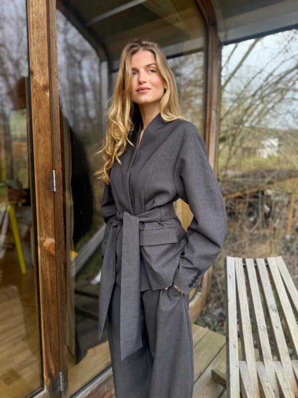 WOODSMOKE BELT BLAZER - 36