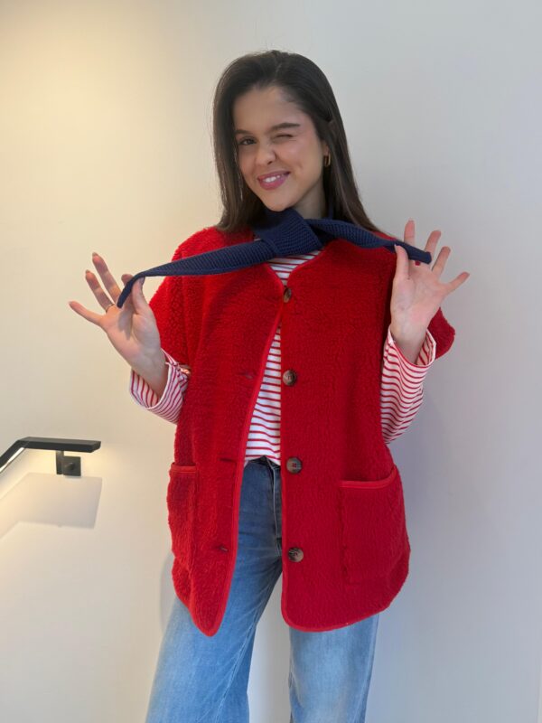 RED GLOW GILET - ONE SIZE