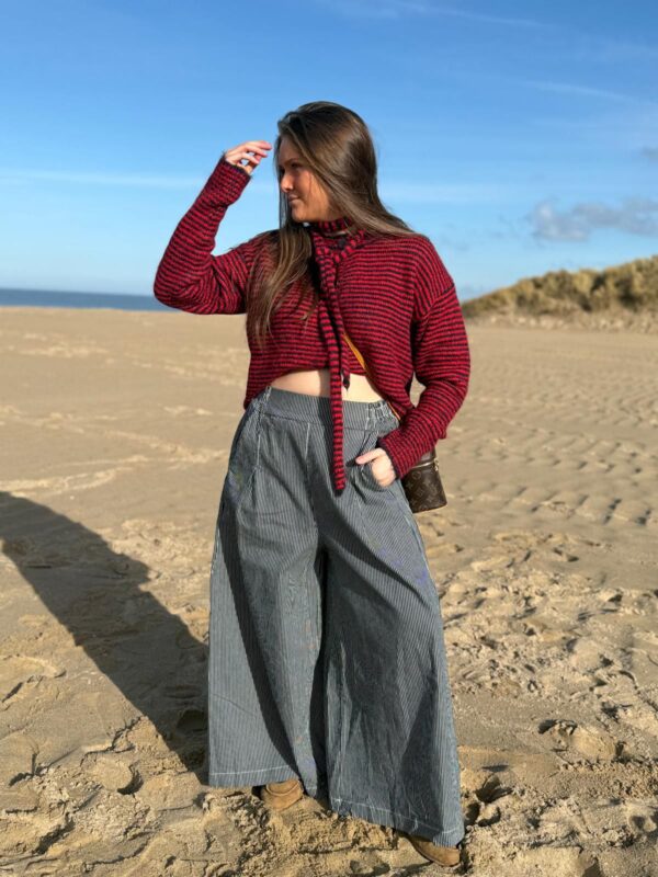 ROUGE & NAVY STRIPE SET - ONE SIZE