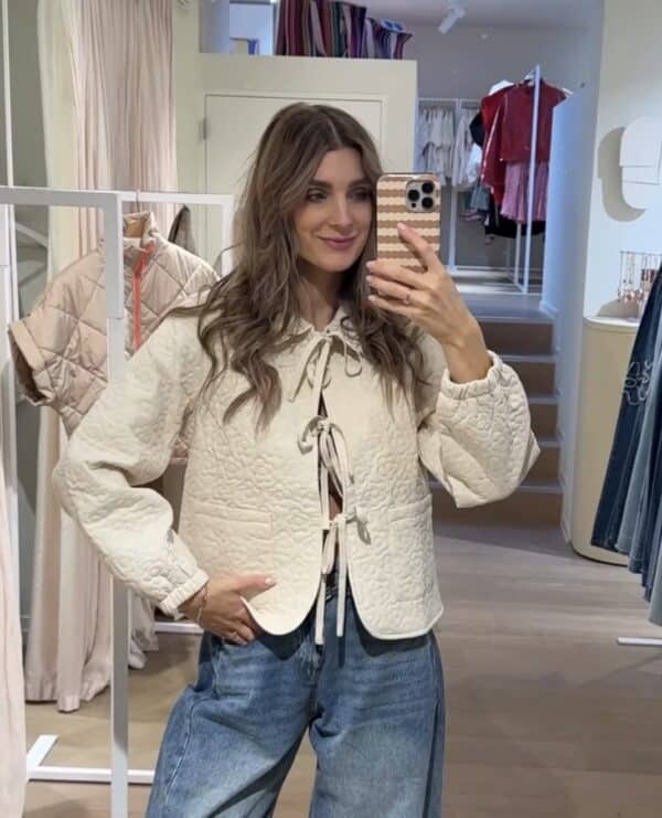 BEIGE LOVE JACKET M/L