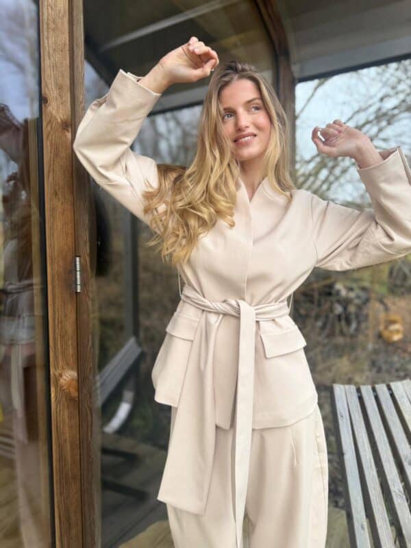 PINE MIST BELT BLAZER - 36