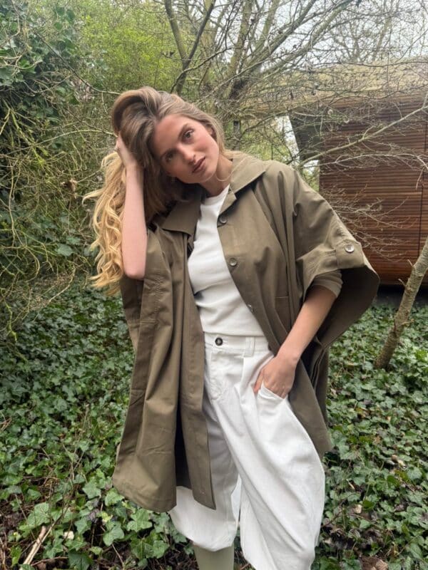 GREEN FOREST TRENCH - ONE SIZE