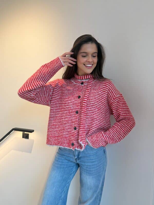 CHERRY KISS CARDIGAN - M/L