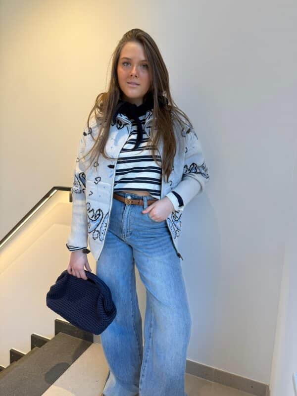 SOFT PATTERN CARDIGAN - ONE SIZE