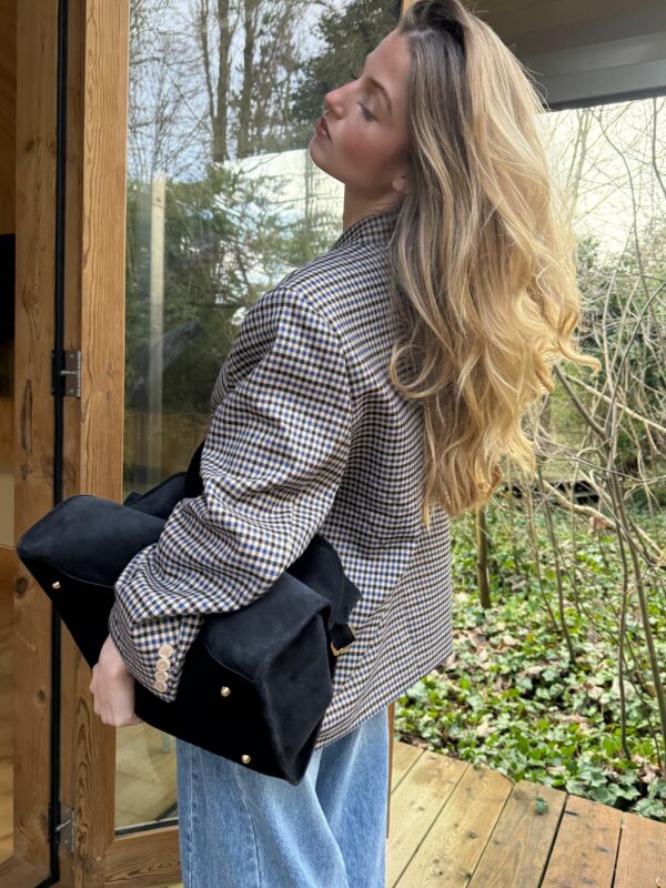 CABIN CHECK BLAZER - ONE SIZE