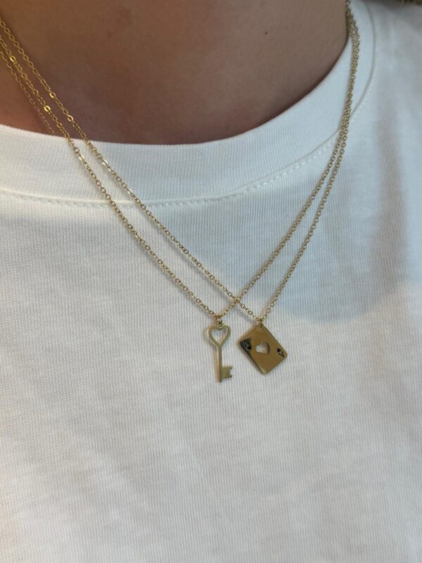 KEY NECKLACE GOLD