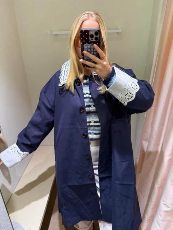 NAVY ROMANCE JACKET - ONE SIZE