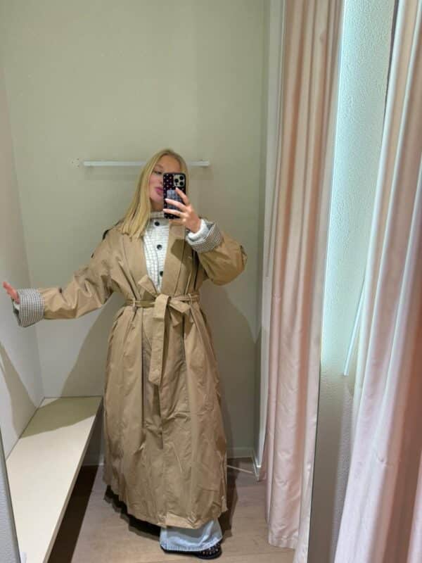 CLASSIC CAMEL TRENCH - M/L