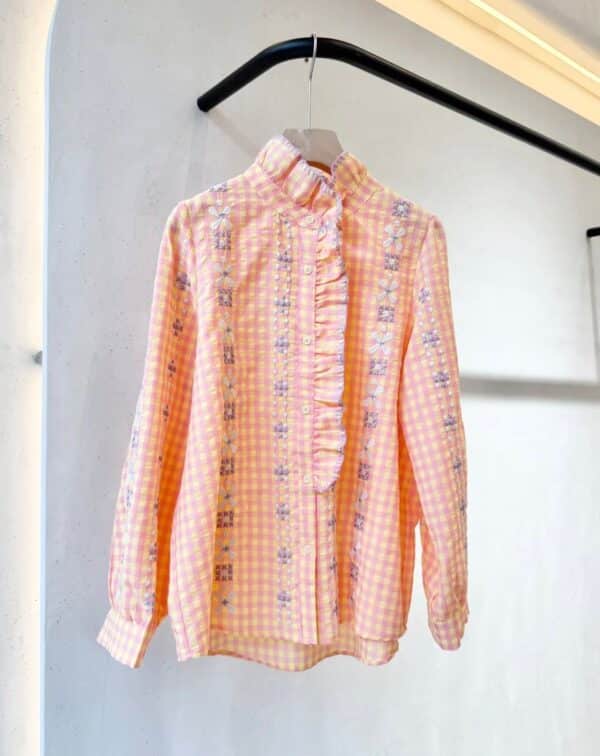 FLORAL FLOW BLOUSE - ONE SIZE