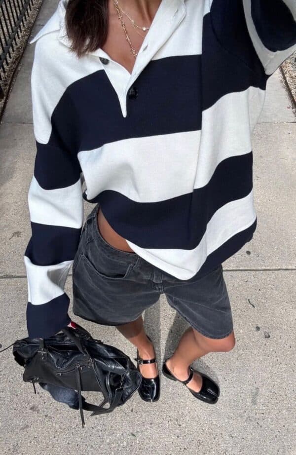 PARISIAN STRIPE KNIT - ONE SIZE