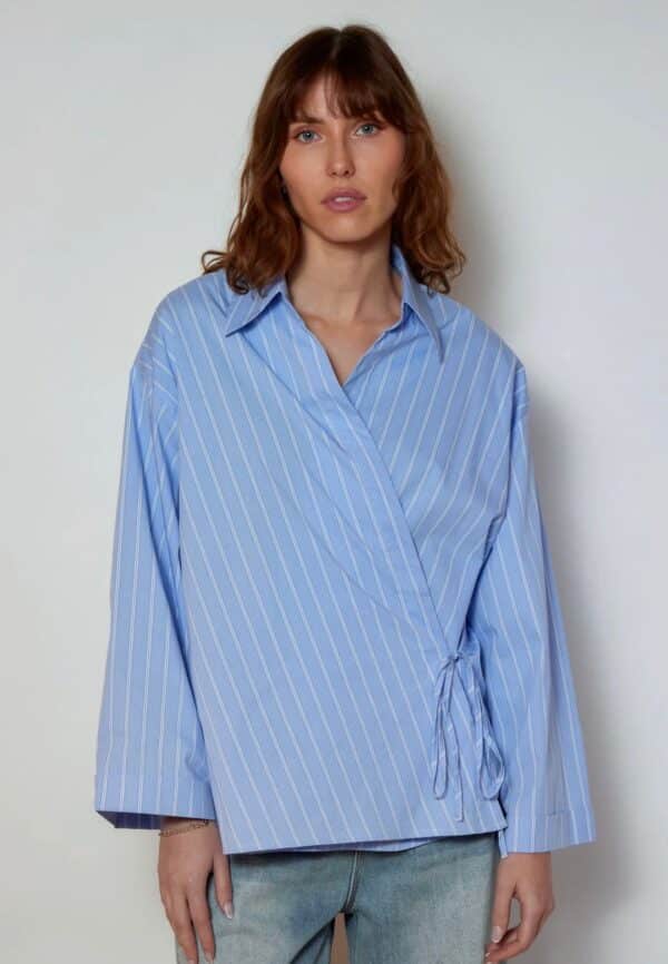 WRAP BLOUSE - ONE SIZE