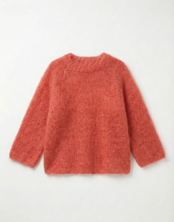 PEACH CLOUD MOHAIR KNIT - ONE SIZE