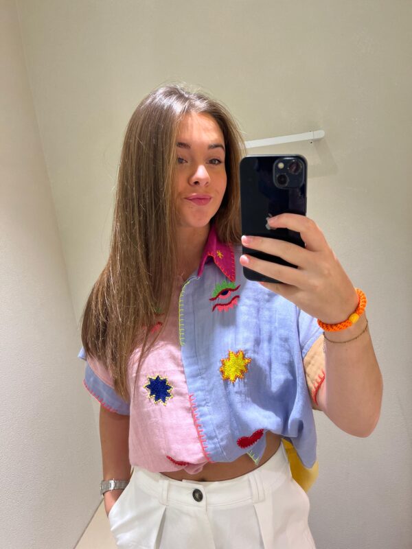 COSMIC POP BLOUSE - ONE SIZE