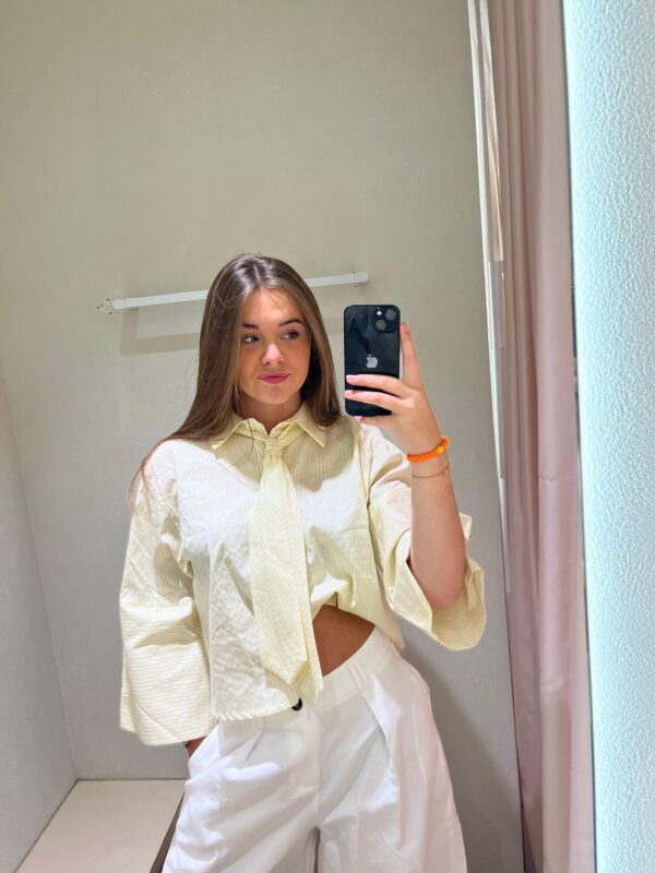 SOFT LEMON BLOUSE - ONE SIZE