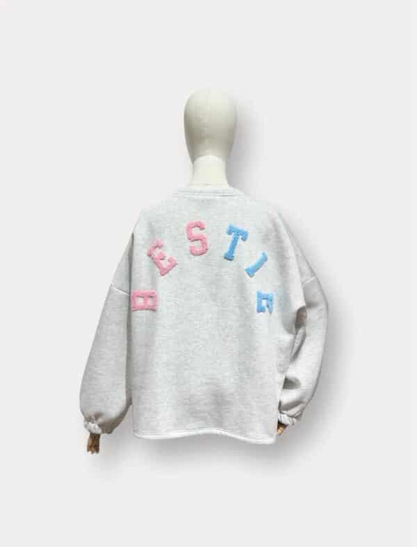 BLU/PINK BESTIE KNIT - ONE SIZE