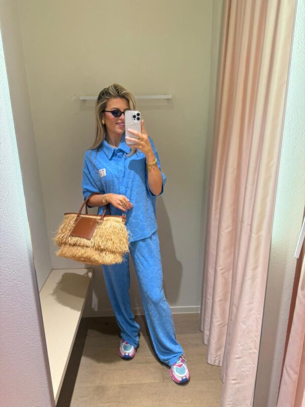 BLUE SPONGE PANTS - MEDIUM