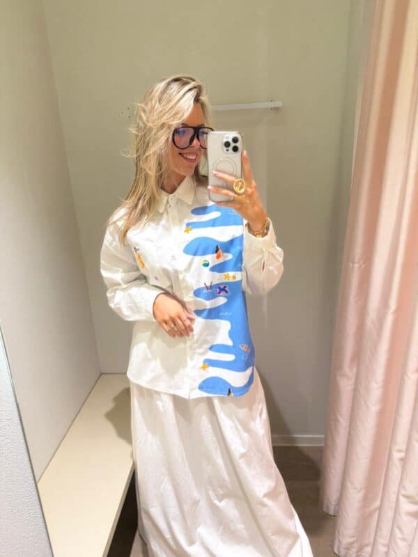 SEE BREEZE BLOUSE - ONE SIZE