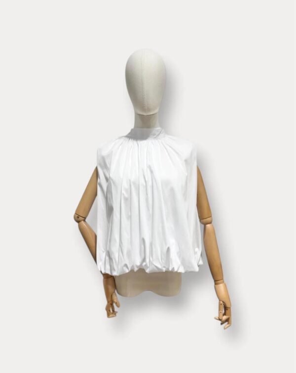 WHITE BOW TOP - ONE SIZE