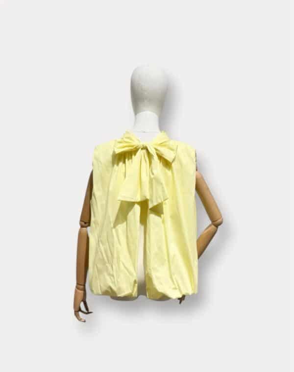 YELLOW BOW TOP - ONE SIZE