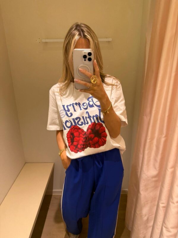 COBALT BLUE LINE PANTS - LARGE