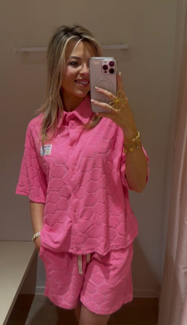 PINK SPONGE SHORT - LARGE