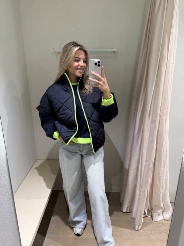 FLUO KNIT NAVY NEON