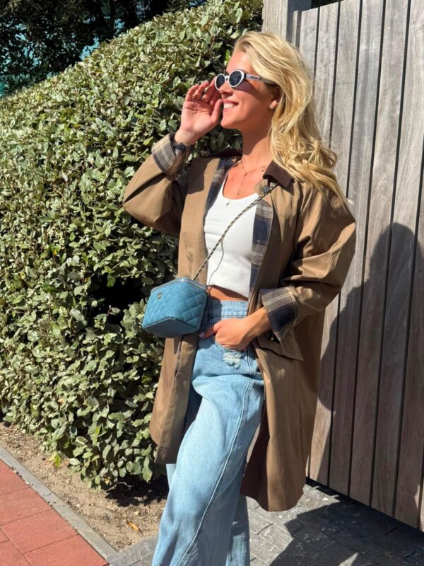LINA TRENCHCOAT CAMEL - LARGE