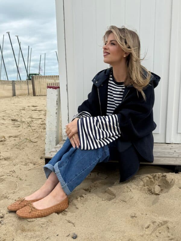 Jacket cape onze size - blue