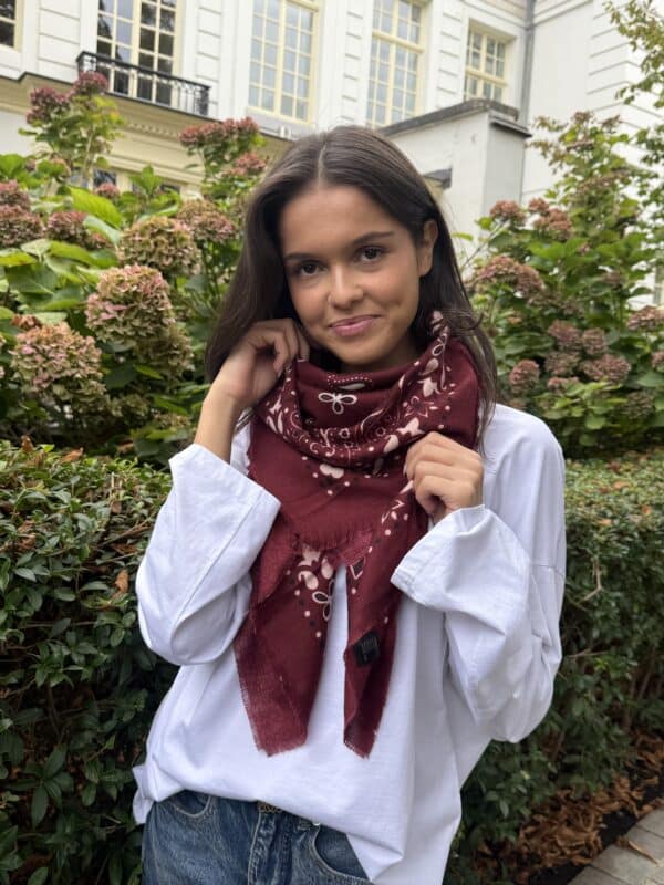 KUJT SCARF BORDEAUX