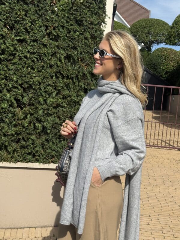 JUSTINE KNIT GREY - S/M
