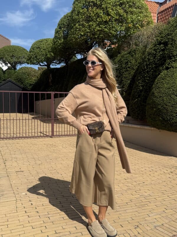 STE PANTALON CAMEL 7/8 MAAT LARGE
