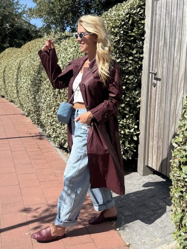 TRENCHCOAT BURGUNDY - MEDIUM