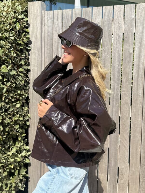 GRACE JACKET  BROWN - ONE SIZE (PREORDER SEPTEMBER)