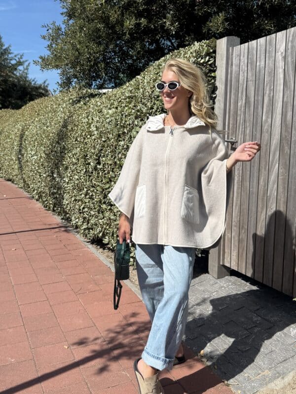 DOUDOUNE COAT TAUPE - ONE SIZE