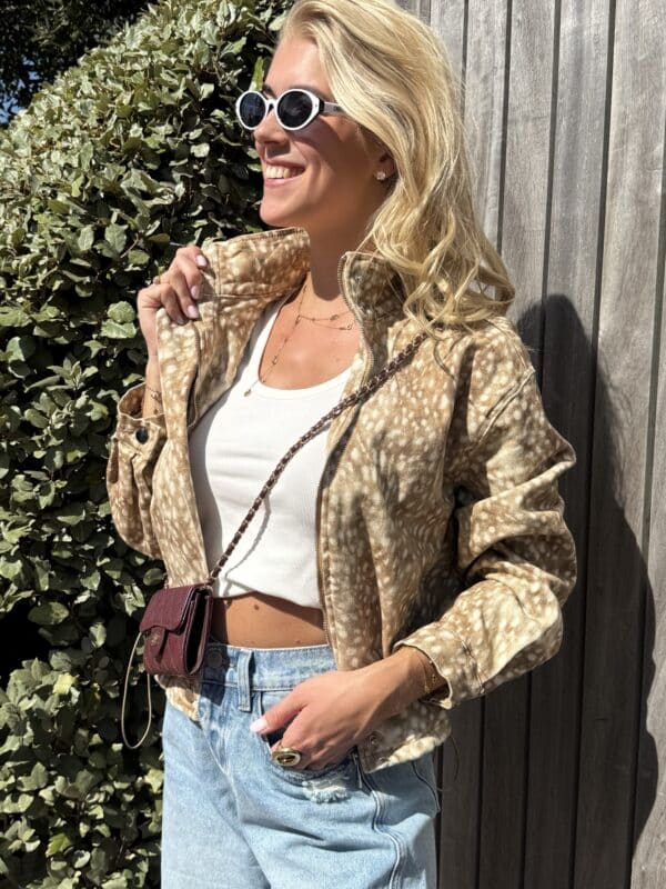 BAMBI PRINT JACKET - M/L