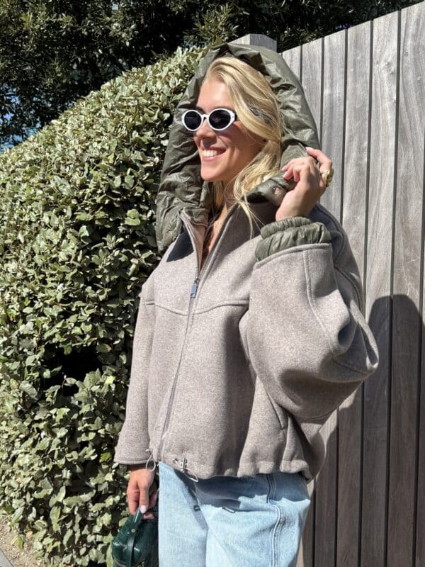 ESTELLE JACKET TAUPE - S/M