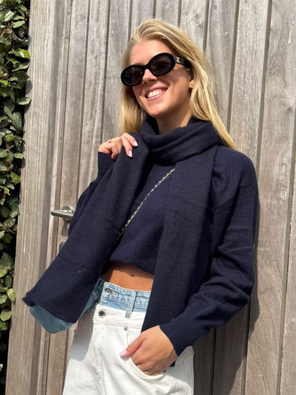 JUSTINE KNIT BLUE - S/M