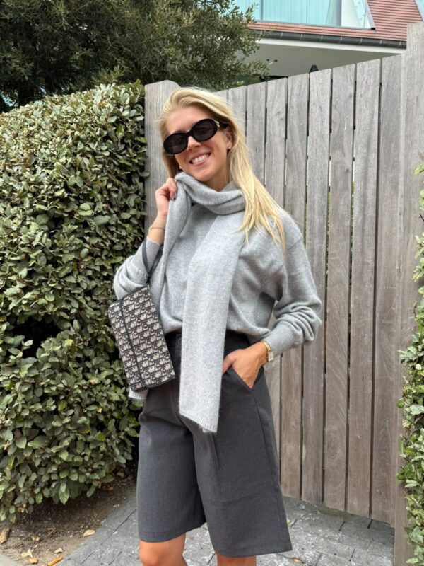 JUSTINE KNIT GREY - S/M