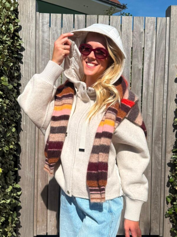 DOUDOUNE JACKET TAUPE - S/M