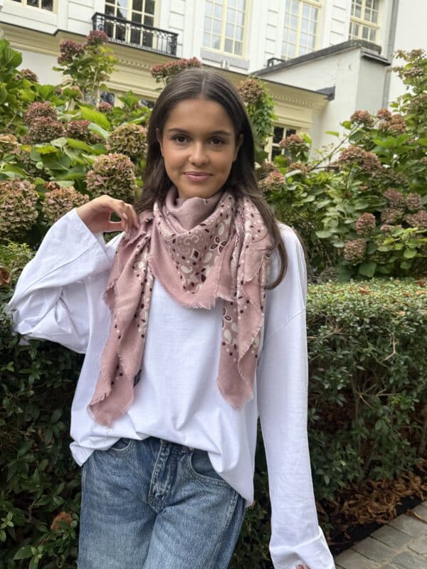 KUJT SCARF ROSE