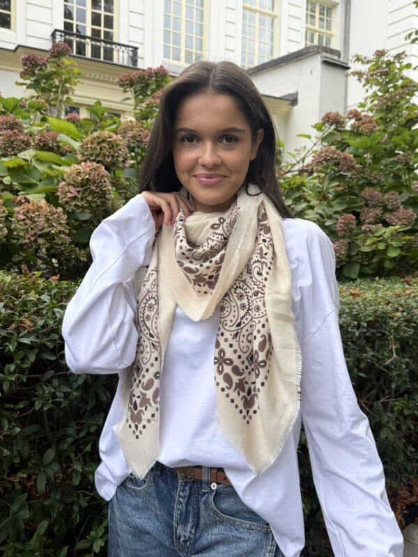 KUJT SCARF ECRU
